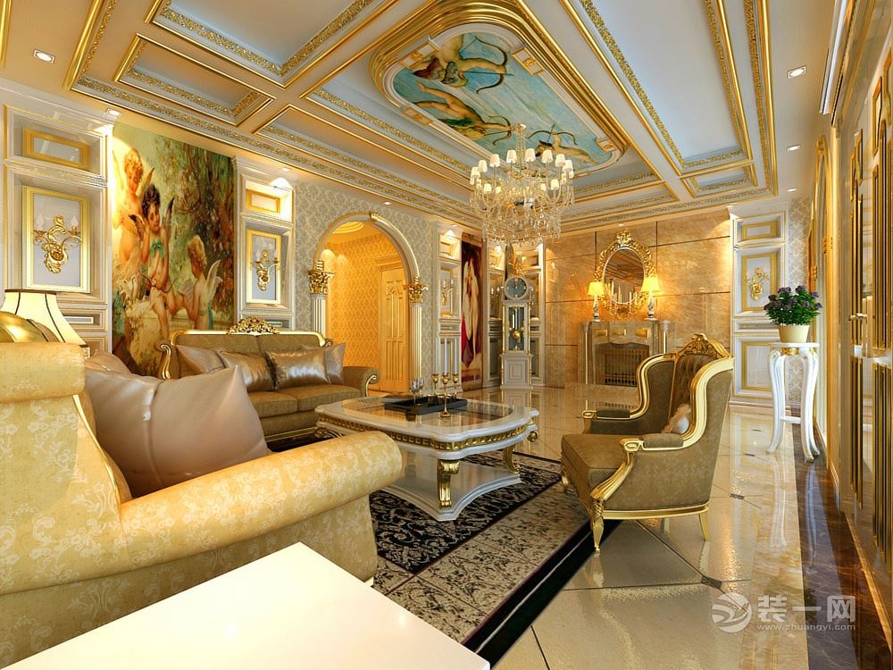 装修风格分析 设计师推荐风格    双子座      罗马皇室风格以豪华